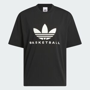 ADIDAS UNISEX ORIGINALS BASKETBALL COURT-SIDE SHORT-SLEEVE TEE NWT SIZE M